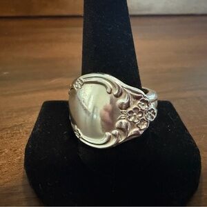 Silver Plated Spoon Ring
